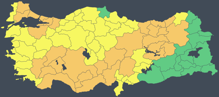 Ülke geneli için yağış ve fırtına uyarısı